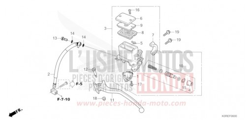 REAR BRAKE MASTER CYLINDER SH125ADT de 2026
